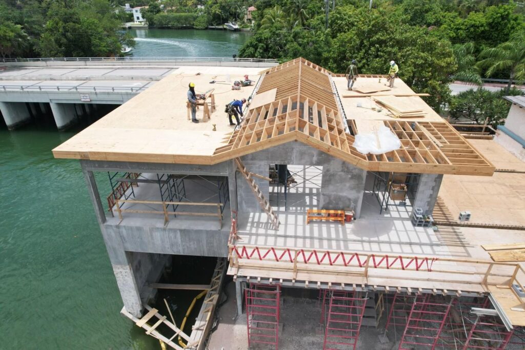 Angular roof lines in architectural design by Andrea D'Alessio
